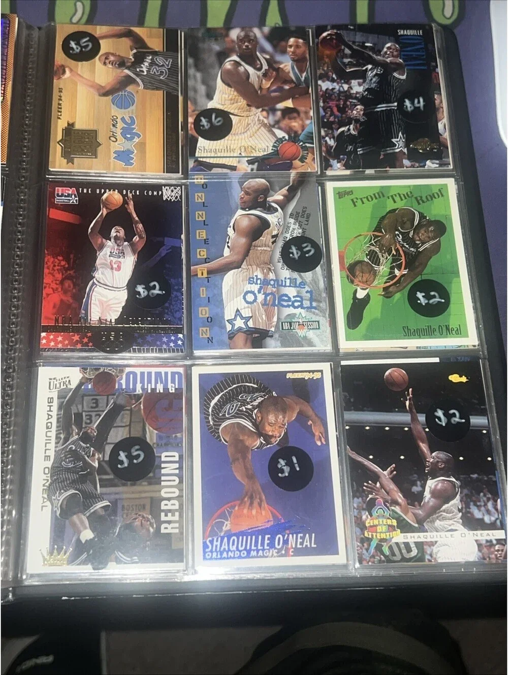 Huge Lot Of Shaquille O'Neal Basketball Cards Rookies Magic Lakers College